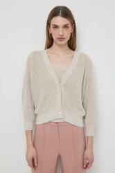 Max Mara Leisure cardigan și top culoarea bej, light 2416380000000 PPYH-SWD0FP_01X (2416381018600)