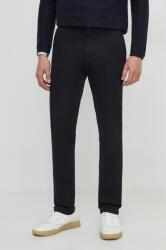 Sisley pantaloni barbati, culoarea negru, mulata PPYH-SJM08Y_99X