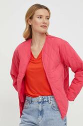 United Colors of Benetton geaca femei, culoarea roz, de tranzitie PPYH-KUD0GD_34X