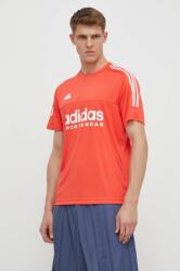 Adidas tricou de antrenament TIRO culoarea rosu, cu imprimeu, IL5662 PPYH-TSM09E_33X