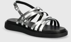 Vagabond Shoemakers sandale de piele CONNIE femei, culoarea argintiu, 5757-583-79 PPYH-OBD103_SLV