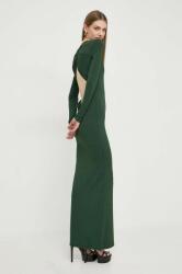 Patrizia Pepe rochie culoarea verde, maxi, mulata PPYH-SUD0E6_77X
