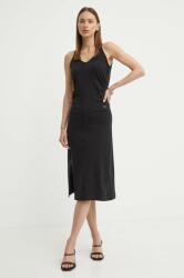 G-Star RAW rochie din bumbac culoarea negru, mini, mulata, D24573-B771 9BYH-SUD040_99X