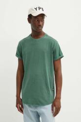 G-Star Raw tricou din bumbac x Sofi Tukker barbati, culoarea verde, neted PPY8-TSM0OU_77B