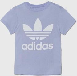 Adidas tricou de bumbac pentru copii culoarea violet PPYH-TSG064_54X