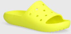 Crocs papuci CLASSIC SLIDE V culoarea verde PPYH-KLK01J_71X
