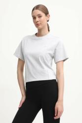 Adidas tricou Premium Essentials Tee femei, culoarea gri, IK5776 PPYH-TSD0K2_09X
