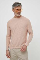 Benetton pulover din amestec de in culoarea roz, light PPYH-SWM04Z_30X