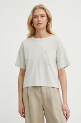 Max Mara Leisure tricou culoarea bej 2416360000000 PPYH-BDD09N_08X