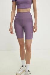 Answear Lab pantaloni scurti femei, culoarea violet, neted, high waist BBYH-LGD007_04X (2475.tjs)