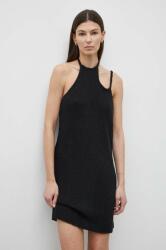 Won Hundred rochie culoarea negru, mini, evazată, 2809-11084 PPYH-SUD26J_99X (2809.11084)