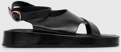 Answear Lab sandale femei, culoarea negru, cu platforma BBYH-KLD01F_99X