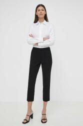 Theory pantaloni femei, culoarea negru, mulata, high waist PPYH-SPD175_99X