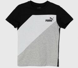 PUMA tricou de bumbac pentru copii PUMA POWER B culoarea negru, modelator PPYH-TSK052_99X