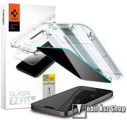 Spigen APPLE iPhone 15 Pro Max, SPIGEN EZ FIT üvegfólia, 1db, 0.2mm, 9H, Átlátszó (AGL07118)