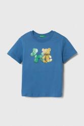 Benetton tricou de bumbac pentru copii cu imprimeu PPYH-TSB0E4_55X