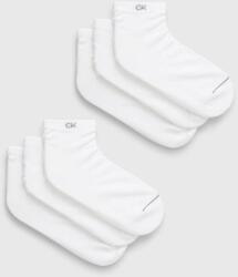Calvin Klein sosete 6-pack barbati, culoarea alb, 701222232 99KK-LGM0P4_00X