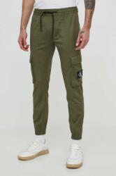 Calvin Klein pantaloni bărbați, culoarea verde, cu fason cargo J30J324696 PPYH-SPM034_77X