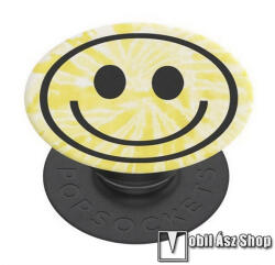Popsockets UNIVERZÁLIS POPSOCKETS ujjtámasz, fogást segítő - biztos fogás készülékéhez, készülékre ragasztható, többfunkciós - SMILE MINTÁS - 804928 (804928)
