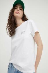 Levi's tricou din bumbac femei, culoarea alb PPYH-TSD0J0_00X