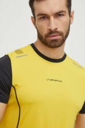 La Sportiva tricou sport Tracer culoarea galben, modelator, P71100999 PPYH-TSM1Y6_11X