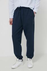 Tommy Jeans pantaloni de trening din bumbac culoarea bleumarin, uni DM0DM18378 PPYH-SPM022_59X