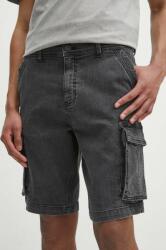 Medicine pantaloni scurti jeans barbati, culoarea gri ZPYH-SZM076_90J
