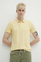 Hollister Co Hollister Co. tricou polo barbati, culoarea galben, neted PPYH-POM093_11X