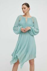 TWINSET rochie culoarea verde, mini, evazati PPYH-SUD0DA_07X