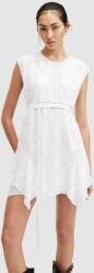 AllSaints rochie AUDRINA EMB DRESS culoarea alb, mini, evazati, W179DA PPYH-SUD2GY_00X