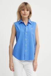 Ralph Lauren cămașă din bumbac femei, cu guler clasic, regular, 211906512 PPYH-KDD0D7_55X