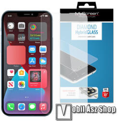MyScreen APPLE iPhone 13 Pro Max, MYSCREEN HYBRIDGLASS Flexible 8H rugalmas üvegfólia, Sík részre (M5816HG)