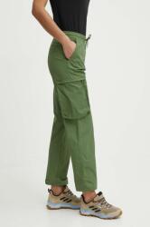 Columbia pantaloni de exterior Boundless Trek Cargo culoarea verde, drept, high waist, 2073011 PPYH-SPD0YU_78X