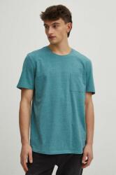 Medicine tricou din bumbac barbati, culoarea verde, melanj ZPYH-TSM041_67M (RS24.TSM041)