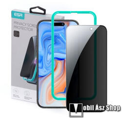 ESR APPLE iPhone 15 Plus, ESR PRIVACY üvegfólia, 0.33mm, 9H, betekintés ellen, Fekete