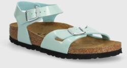 Birkenstock sandale copii Rio Kids BF Patent culoarea turcoaz PPYH-OBG10D_66X