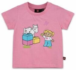 LEGO® tricou de bumbac pentru copii culoarea roz PPYH-TSG06A_30X