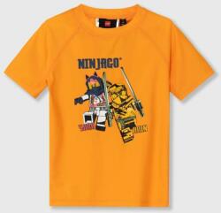 LEGO® tricou de înot pentru copii culoarea portocaliu PPYH-BIB02D_22X