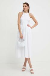 Bardot rochie din bumbac KYLEN culoarea alb, maxi, evazati, 59251DB PPYH-SUD2D0_00X