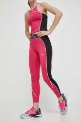 PUMA leggins de antrenament Fit culoarea roz, cu model, 525027 PPYH-LGD08G_34X