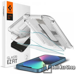 Spigen APPLE iPhone 13 mini, SPIGEN EZ FIT üvegfólia, 2db, 0.2mm, 9H, Átlátszó (AGL03396)