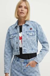 DKNY geaca jeans HEART OF NY femei, de tranzitie, D2B4A115 PPYH-KUD082_55A
