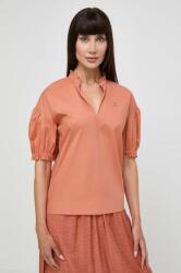 TWINSET bluza femei, culoarea portocaliu, neted PPYH-BDD056_24X