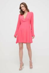 Patrizia Pepe rochie culoarea roz, mini, evazati PPYH-SUD0EO_39X