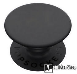 Popsockets UNIVERZÁLIS POPSOCKETS ujjtámasz, fogást segítő - biztos fogás készülékéhez, készülékre ragasztható, többfunkciós - FEKETE - 800470 (800470)