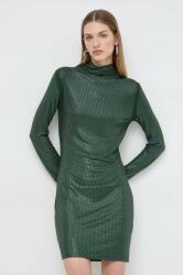 Patrizia Pepe rochie culoarea verde, mini, drept PPYH-SUD0EW_77X