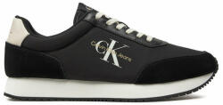 Calvin Klein Jeans Sneakers Calvin Klein Jeans Retro Runner Low Mix Mtl YM0YM01032 Negru Bărbați
