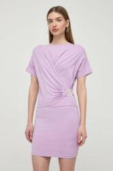 Patrizia Pepe rochie culoarea violet, mini, mulata, 2A2760 J206 PPYH-SUD1FA_48X