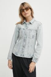 Tommy Hilfiger geacă din denim femei, de tranziție, WW0WW41337 PPYH-KUD0A9_50J (WW0WW41337)