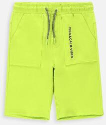 Coccodrillo pantaloni scurți din bumbac pentru copii culoarea verde PPYH-SZB03Y_71X